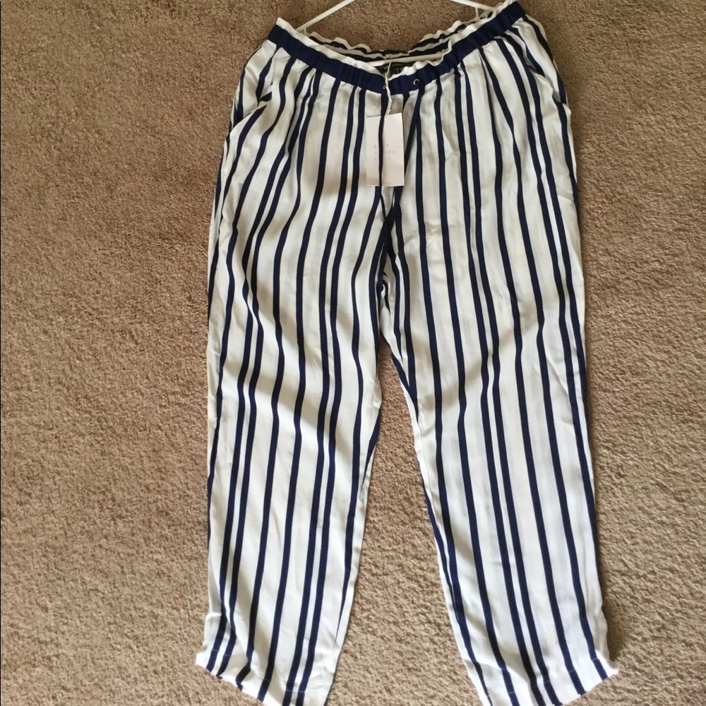 zara striped pants